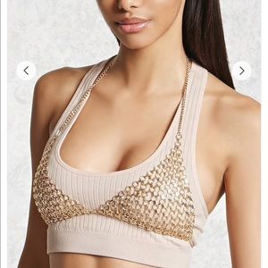 Never Worn Chan/Chainmail Bra/Bralette